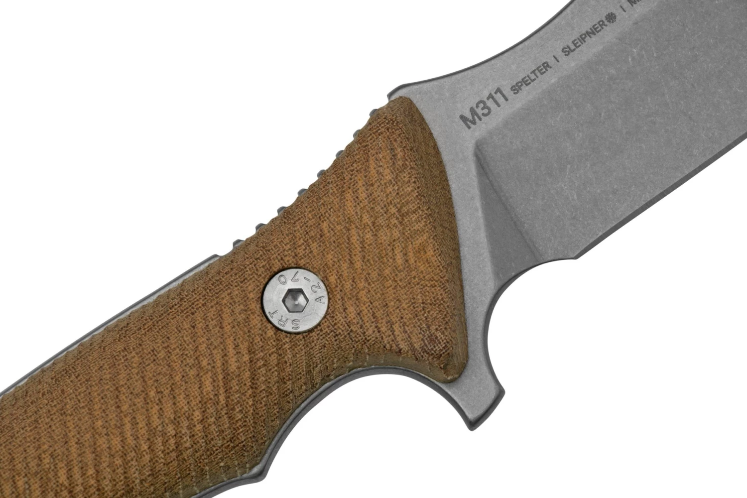 ANV Knives M311 SPELTER Stonewashed Sleipner, Coyote Handle, Black Kydex Sheath, Cuchillo De Supervivencia 5 ANV Knives M311 SPELTER Stonewashed Sleipner, Coyote Handle, Black Kydex Sheath, Cuchillo De Supervivencia - Imagen 5