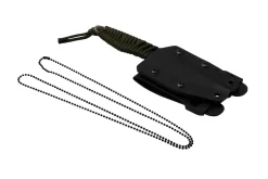 ANV Knives P100 Sleipner, Olive Paracord, P100-004, Black Kydex Sheath, Cuchillo De Cuello -Tienda De Cuchillos ANVP100 004 06 anv scaled