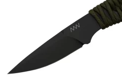 ANV Knives P100 Sleipner Cerakote, Olive Paracord, P100-039, Black Kydex Sheath, Cuchillo De Cuello -Tienda De Cuchillos ANVP100 039 03 anv scaled