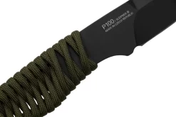 ANV Knives P100 Sleipner Cerakote, Olive Paracord, P100-039, Black Kydex Sheath, Cuchillo De Cuello -Tienda De Cuchillos ANVP100 039 05 anv scaled