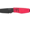 ANV Knives P100 Sleipner Cerakote, Pink Paracord, P100-044, Black Kydex Sheath, Cuchillo De Cuello