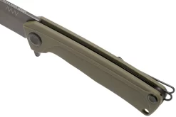 ANV Z100 Sleipner, Linerlock, G10, DLC, Olive, ANVZ100-024 Navaja -Tienda De Cuchillos ANVZ100 024 07 anv knives scaled