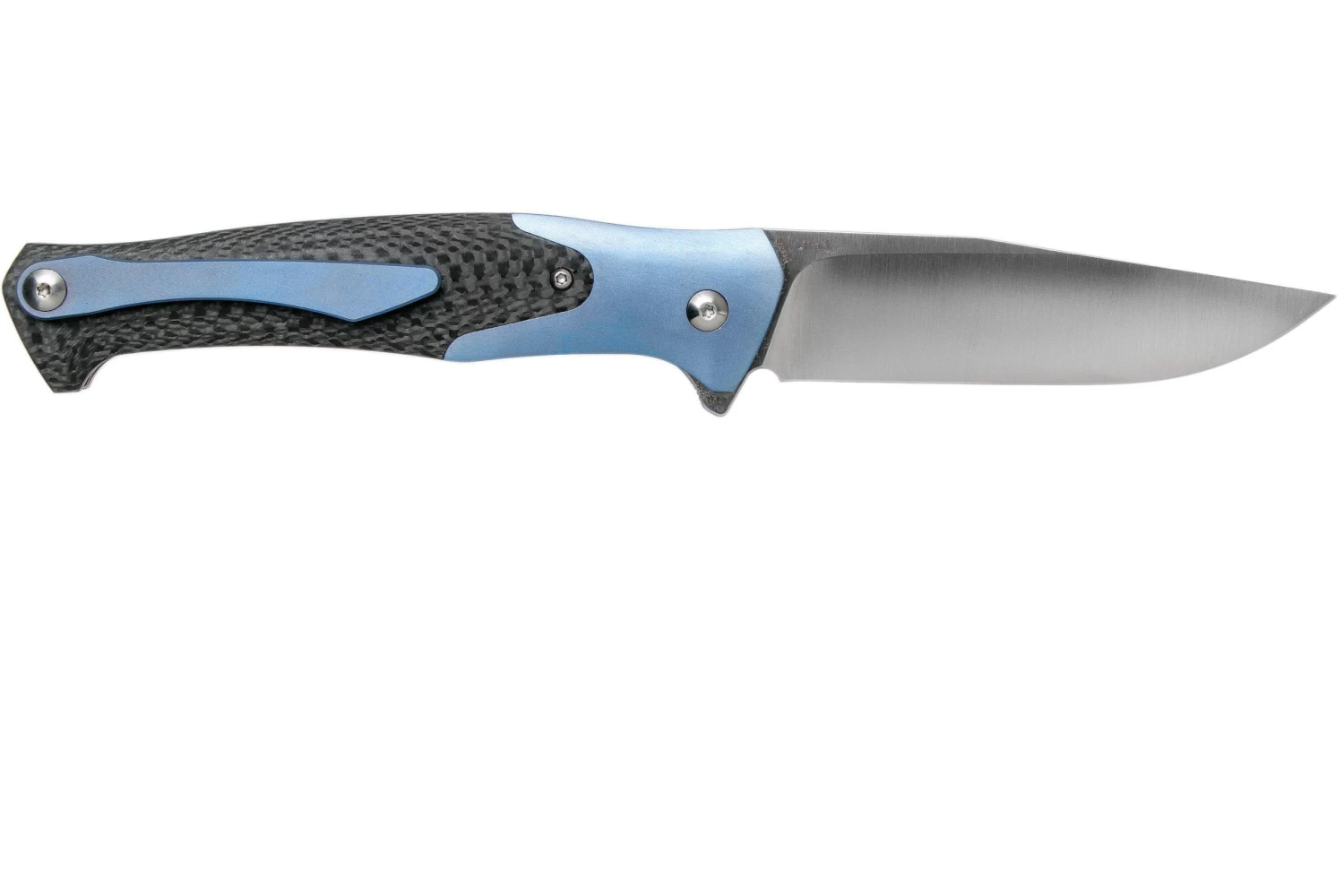 Amare Knives Track Blue, Hoja Satinada, Navaja 2 Amare Knives Track Blue, Hoja Satinada, Navaja - Imagen 2