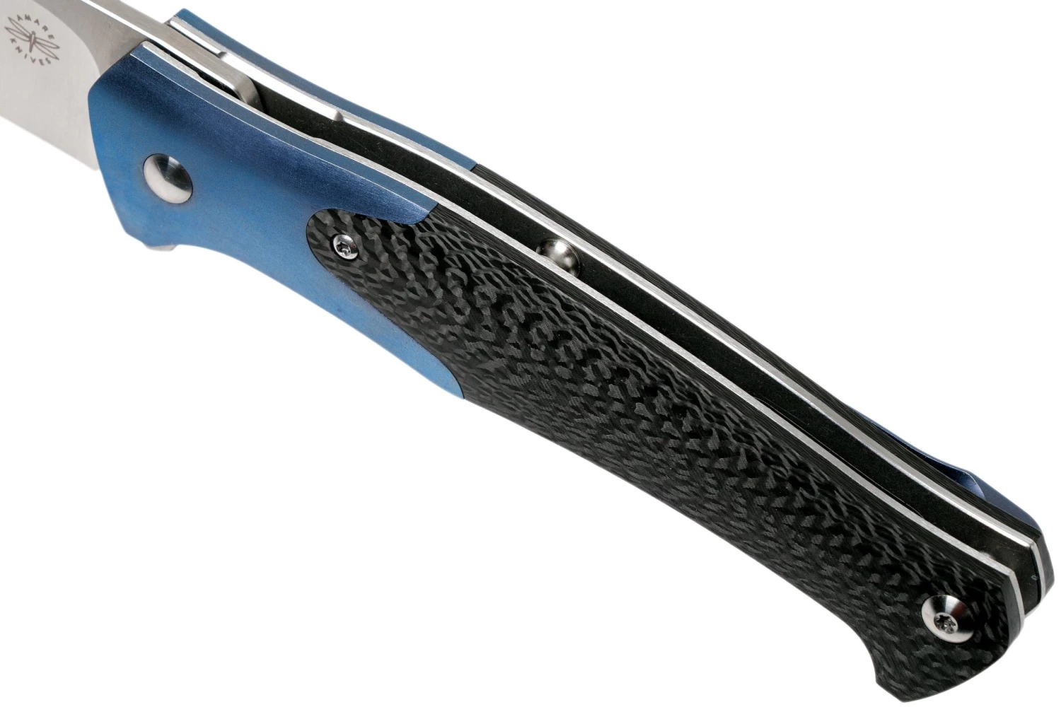 Amare Knives Track Blue, Hoja Satinada, Navaja 7 Amare Knives Track Blue, Hoja Satinada, Navaja - Imagen 7