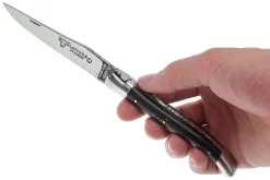 Laguiole En Aubrac HP 12cm De Madera De ébano Limado A Mano L0212EBH-FSI1 -Tienda De Cuchillos AUL0212EBH FSI1 07 laguiole en aubrac aul0212ebh fsi1 07