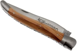 Laguiole En Aubrac Classic 12cm De Madera De Olivo L0212OLI-FSB1 -Tienda De Cuchillos AUL0212OLI FSB1 03 laguiole en aubrac aul0212oli fsb1 03