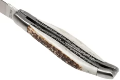 Laguiole En Aubrac 12cm Double Plates, Stag Horn Limado A Mano, L0712BCI/FSB1 -Tienda De Cuchillos AUL0712BCI FSB1 05 laguiole en aubrac scaled