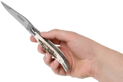 Laguiole En Aubrac 12cm Double Plates, Stag Horn Limado A Mano, L0712BCI/FSB1 -Tienda De Cuchillos AUL0712BCI FSB1 08 laguiole en aubrac scaled