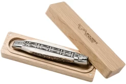 Laguiole En Aubrac 12cm Double Plates, Stag Horn Limado A Mano, L0712BCI/FSB1 -Tienda De Cuchillos AUL0712BCI FSB1 09 laguiole en aubrac scaled