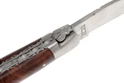 Laguiole En Aubrac 12cm Double Plates, Palissander Limado A Mano, L0712LPI-FSB1 -Tienda De Cuchillos AUL0712LPI FSB1 04 laguiole en aubrac aul0712lpi fsb1 04