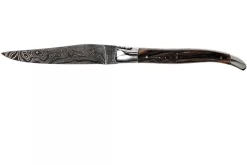 Laguiole En Aubrac 12 Cm Navaja Damascata, Full Handle Cuerno L0712PCI-FFI1