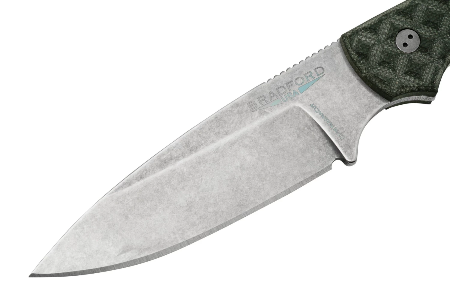 Bradford Knives Guardian 3, 32S-001-MC MagnaCut Sabre Stonewashed, Textured Black G10, Cuchillo Fijo 3 Bradford Knives Guardian 3, 32S-001-MC MagnaCut Sabre Stonewashed, Textured Black G10, Cuchillo Fijo - Imagen 3
