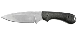 Bradford Knives Guardian 3, 32S-101-MC MagnaCut Sabre Stonewashed, 3D Black Micarta, Cuchillo Fijo