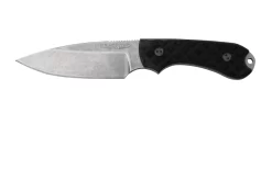 Bradford Knives Guardian 3, 3S-001-MC, Textured Black G-10, CPM-Magnacut, Sabre Grind, Stonewash Finish, Cuchillo Fijo