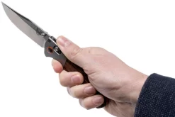 Benchmade Mini Crooked River 15085-2 Cuchillo De Caza, Madera -Tienda De Cuchillos BE15085 2 08 benchmade be15085 2 08