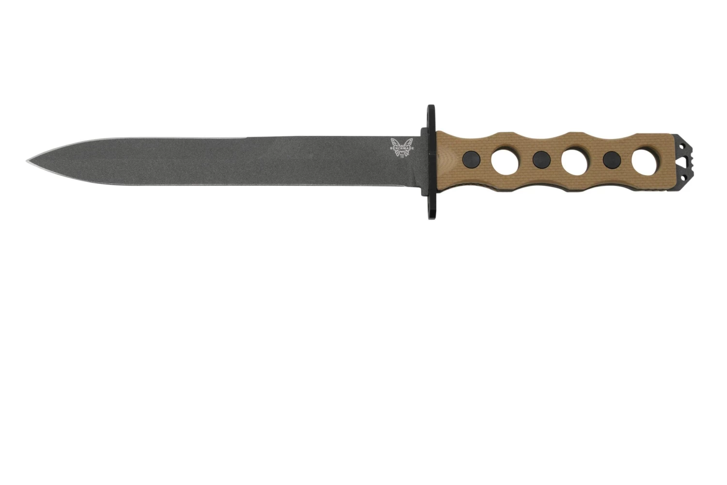 Benchmade SOCP Desert Tan 185BK-1 CPM 3V Cuchillo Fijo, Diseño Greg Thompson 1 Benchmade SOCP Desert Tan 185BK-1 CPM 3V Cuchillo Fijo, Diseño Greg Thompson