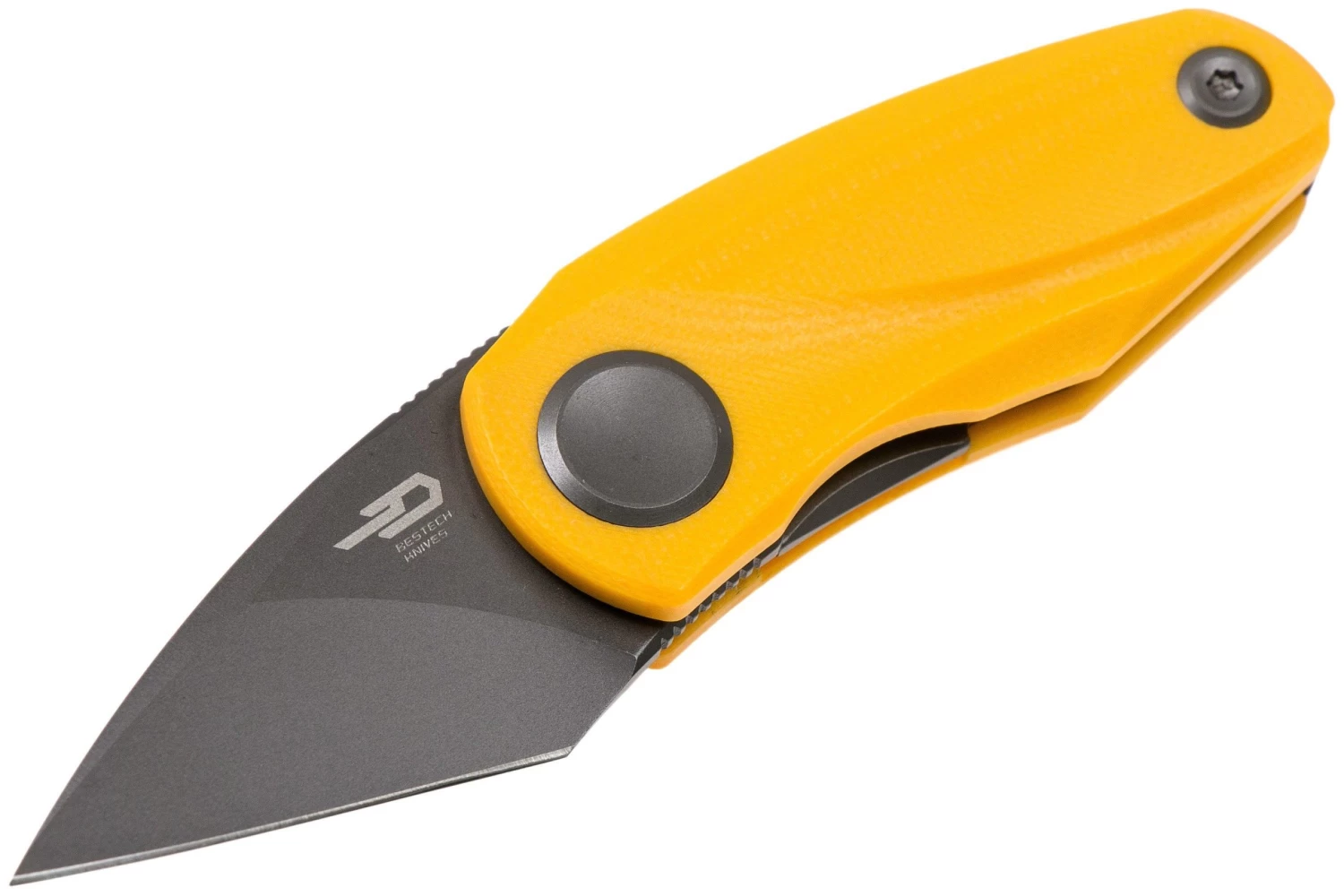 Bestech Tulip Yellow G10, Black BG38F Navaja, Diseño Ostap Hel 3 Bestech Tulip Yellow G10, Black BG38F Navaja, Diseño Ostap Hel - Imagen 3