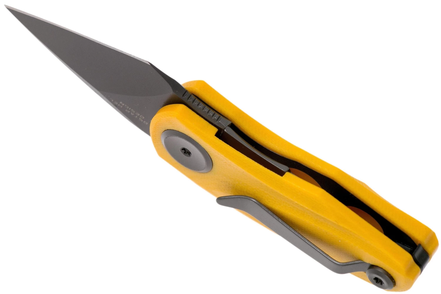 Bestech Tulip Yellow G10, Black BG38F Navaja, Diseño Ostap Hel 5 Bestech Tulip Yellow G10, Black BG38F Navaja, Diseño Ostap Hel - Imagen 5