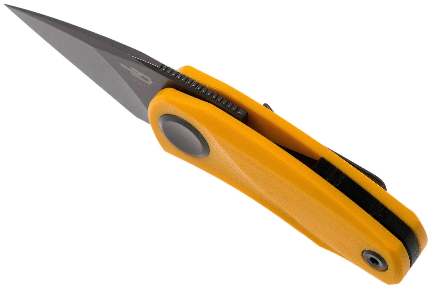 Bestech Tulip Yellow G10, Black BG38F Navaja, Diseño Ostap Hel 6 Bestech Tulip Yellow G10, Black BG38F Navaja, Diseño Ostap Hel - Imagen 6