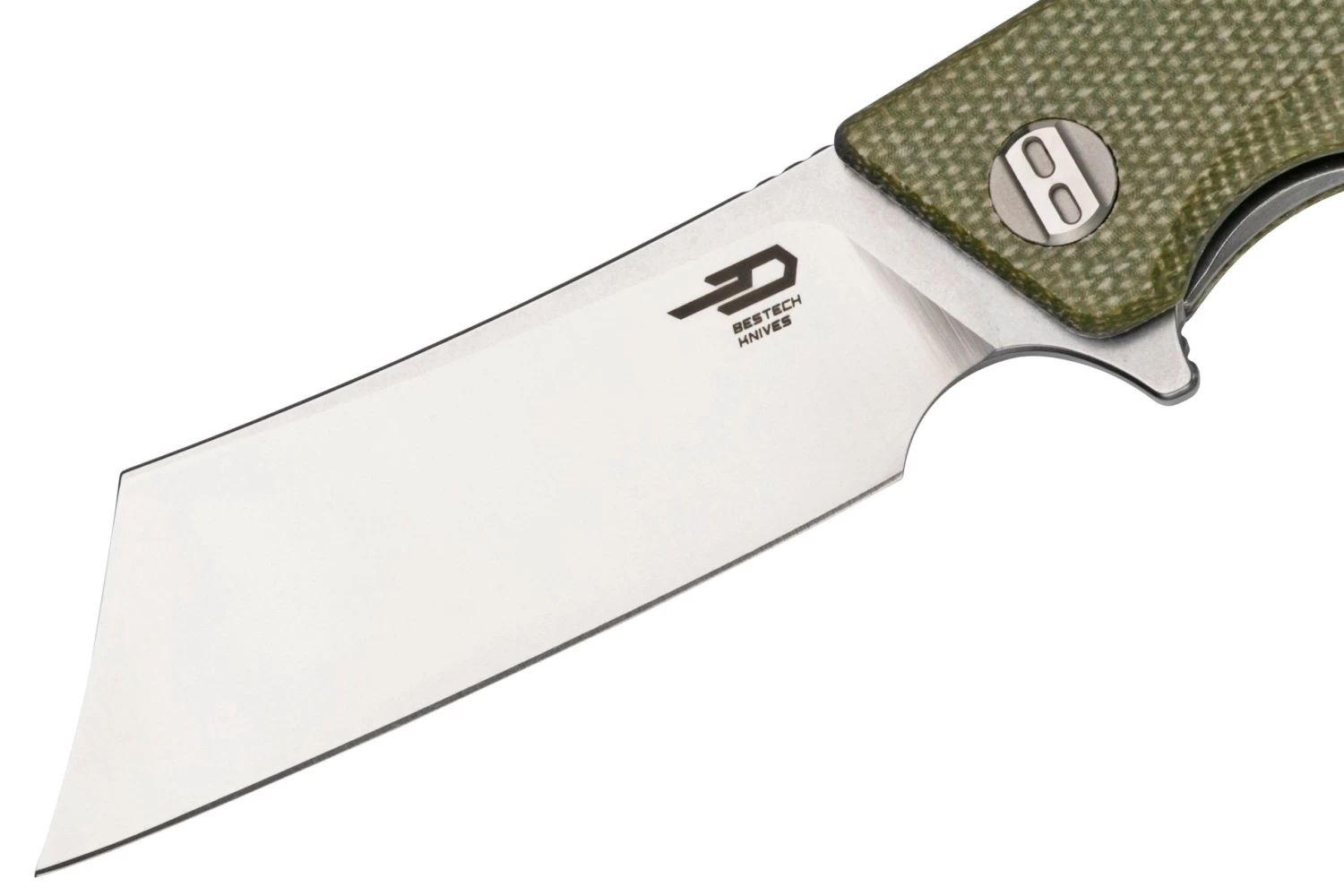 Bestech Cubis BG42A Stonewashed & Satin, Beige Micarta, Navaja 3 Bestech Cubis BG42A Stonewashed & Satin, Beige Micarta, Navaja - Imagen 3