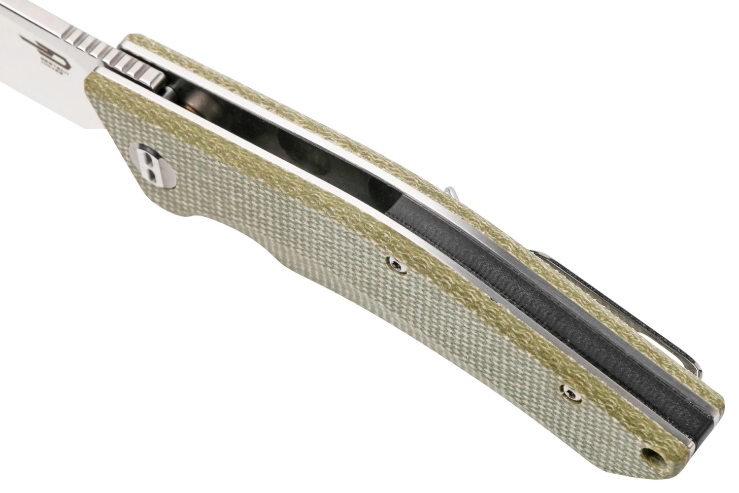 Bestech Cubis BG42A Stonewashed & Satin, Beige Micarta, Navaja 7 Bestech Cubis BG42A Stonewashed & Satin, Beige Micarta, Navaja - Imagen 7