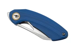 Bestech Bihai Stonewashed Satin, Blue G10 BG53D-1 Navaja, Diseño Ostap Hel -Tienda De Cuchillos BHBG53D 1 06 bestech scaled