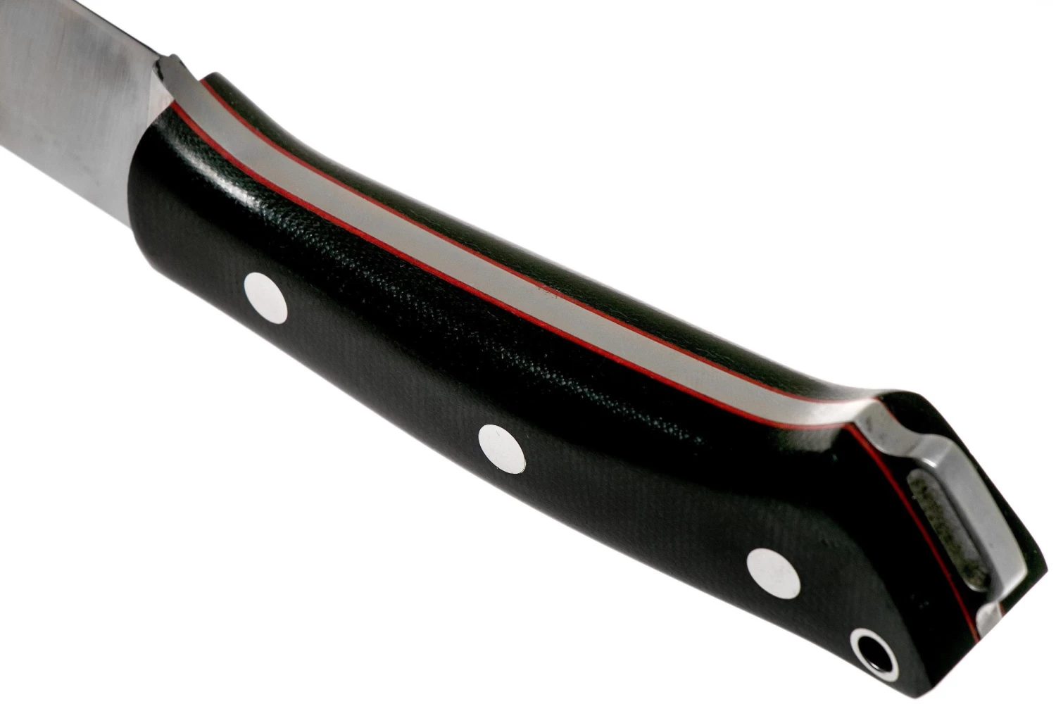 Bark River Fox River CPM 3V, Black Canvas Micarta Blancoh Red Liners 4 Bark River Fox River CPM 3V, Black Canvas Micarta Blancoh Red Liners - Imagen 4