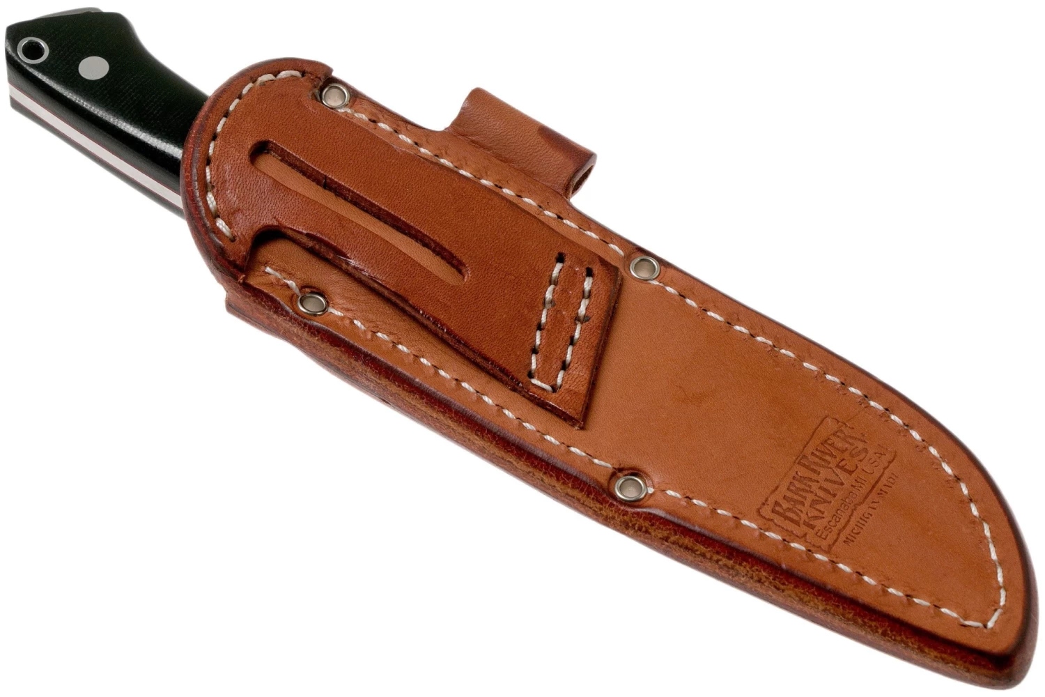 Bark River Fox River CPM 3V, Black Canvas Micarta Blancoh Red Liners 8 Bark River Fox River CPM 3V, Black Canvas Micarta Blancoh Red Liners - Imagen 8