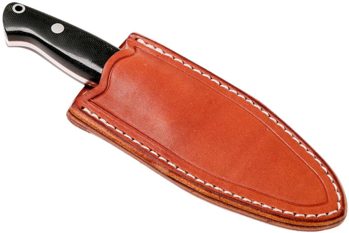 Bark River North Country EDC CPM 154, Black Canvas Micarta, Red Liners 7 Bark River North Country EDC CPM 154, Black Canvas Micarta, Red Liners - Imagen 7