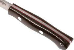 Bark River Aurora LT A2, Green Canvas Micarta, Red Liners -Tienda De Cuchillos BRK06 113GRCRL 05 bark river brk06 113grcrl 05