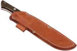 Bark River Aurora LT A2, Green Canvas Micarta, Red Liners -Tienda De Cuchillos BRK06 113GRCRL 07 bark river brk06 113grcrl 07