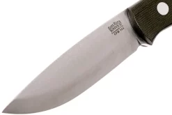 Bark River Bushcrafter I CPM 154, Green Canvas Micarta -Tienda De Cuchillos BRK06 153GNC 03 bark river bushcrafter brk06 153gnc 03