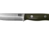 Bark River Aurora Scandi Cru-Wear Green Canvas Micarta