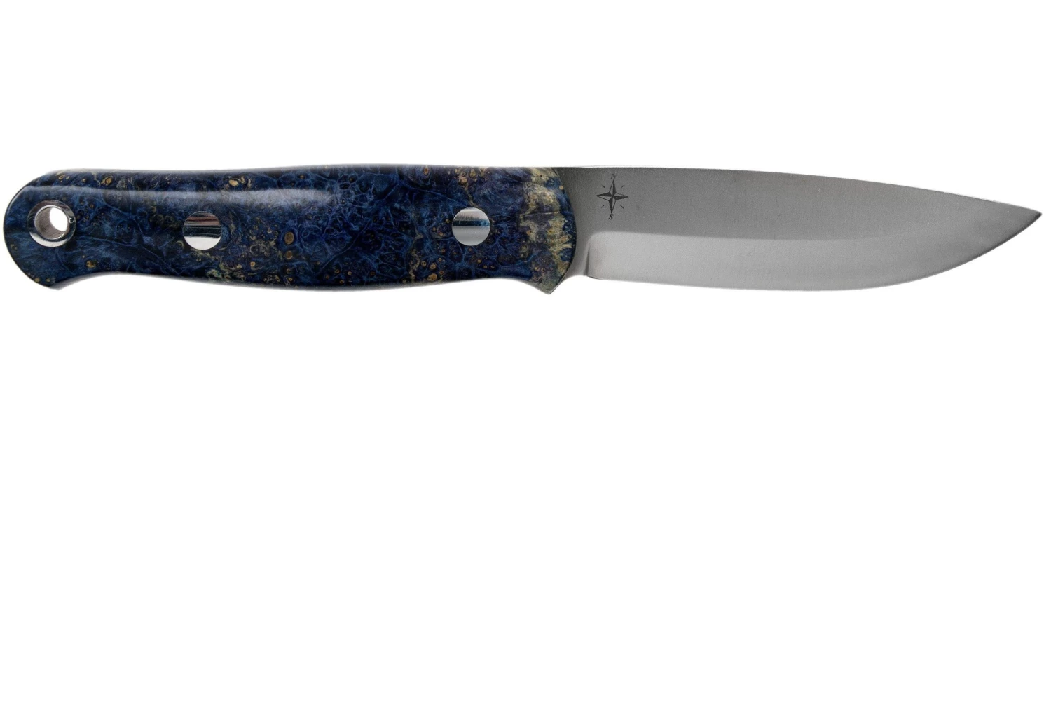 Bark River Bushcrafter CPM CruWear, Deep Blue & Natural Maple Burl, Cuchillo Bushcraft 2 Bark River Bushcrafter CPM CruWear, Deep Blue & Natural Maple Burl, Cuchillo Bushcraft - Imagen 2