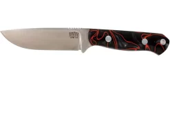 Bark River Bravo Necker II CPM 154CM, Lava Flow Kirinite, Black Sheath