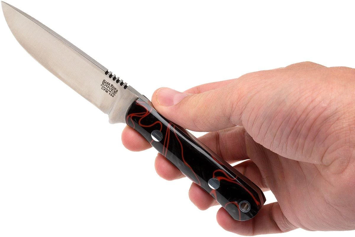 Bark River Bravo Necker II CPM 154CM, Lava Flow Kirinite, Black Sheath 6 Bark River Bravo Necker II CPM 154CM, Lava Flow Kirinite, Black Sheath - Imagen 6