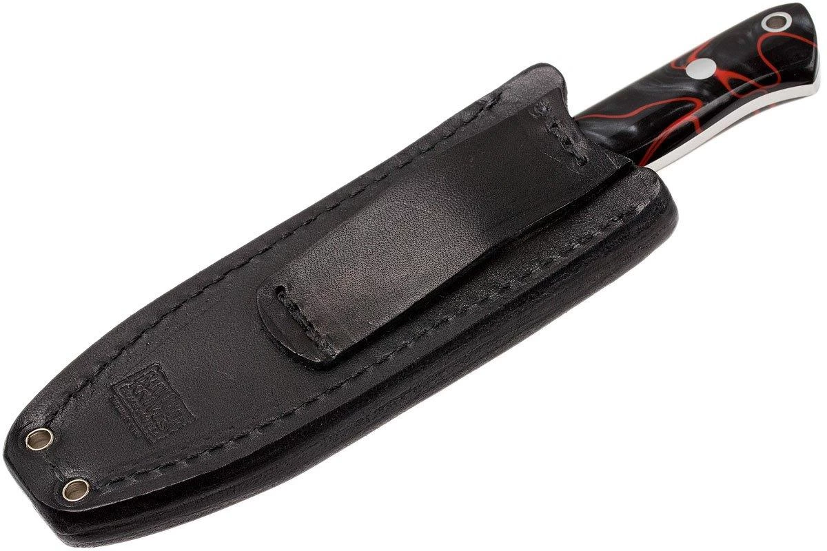 Bark River Bravo Necker II CPM 154CM, Lava Flow Kirinite, Black Sheath 8 Bark River Bravo Necker II CPM 154CM, Lava Flow Kirinite, Black Sheath - Imagen 8