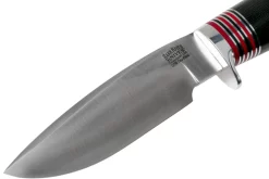 Bark River Michigan Hunter CPM Cru Wear Black Canvas Micarta Cuchillo De Caza -Tienda De Cuchillos BRK08 161BRKC 03 bark river knives scaled