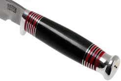 Bark River Michigan Hunter CPM Cru Wear Black Canvas Micarta Cuchillo De Caza -Tienda De Cuchillos BRK08 161BRKC 05 bark river knives scaled