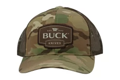 Buck Multi Camo Trucker Cap 89146, Gorra
