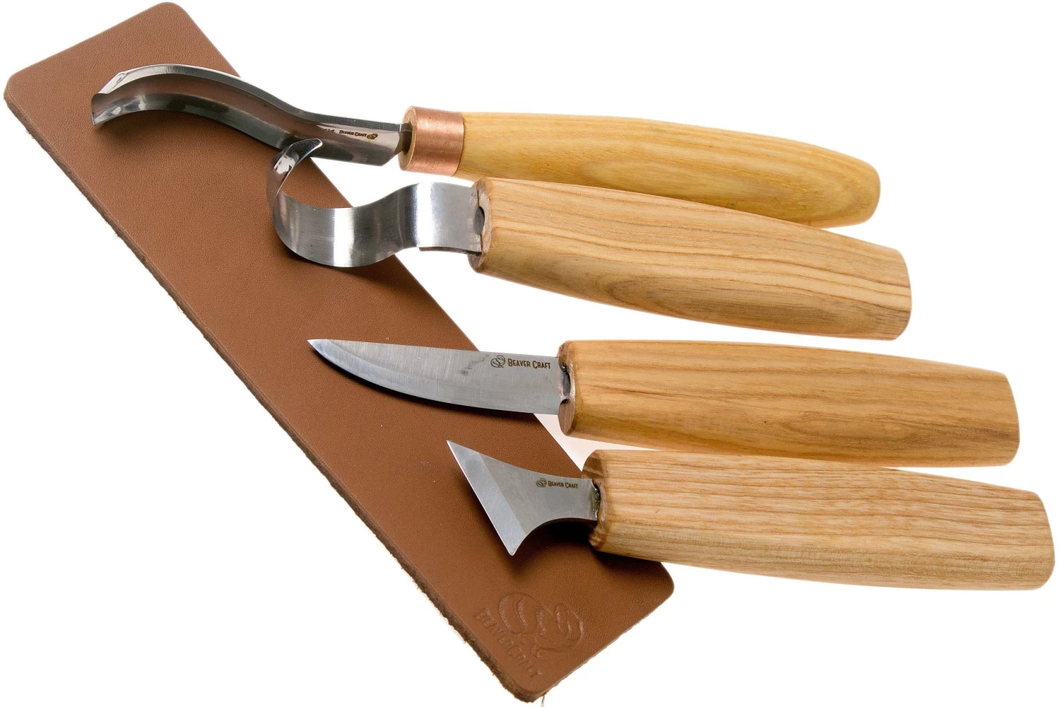 BeaverCraft Spoon Carving Set De 4 S19 Libro, Juego De Tallado De Madera Con Libro De Almacenamiento De Madera 3 BeaverCraft Spoon Carving Set De 4 S19 Libro, Juego De Tallado De Madera Con Libro De Almacenamiento De Madera - Imagen 3