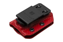 Clip And Carry Kydex Sheath Gerber Suspension NXT, Carbon Fiber Red GSUSP-NXT-CF-RED Funda De Cinturón -Tienda De Cuchillos CAGSUSP NXT CF RED 03 clipandcarry scaled