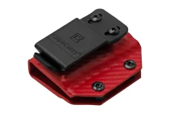 Clip And Carry Kydex Sheath Gerber Truss, Carbon Fiber Red GTRUSS-CF-RED Funda De Cinturón -Tienda De Cuchillos CAGTRUSS CF RED 03 clipandcarry scaled