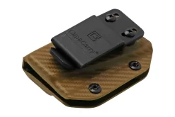 Clip And Carry Kydex Sheath Leatherman Raptor, Carbon Fiber Brown LRAPTOR-CF-BRN Funda De Cinturón -Tienda De Cuchillos CALRAPTOR CF BRN 03 clipandcarry scaled