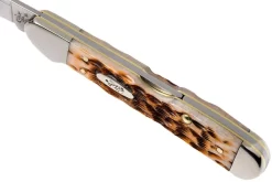 Case Mini Copperlock Amber Jigged Bone, 00133, 61749L SS Navaja -Tienda De Cuchillos CE133 07 case ce133 07