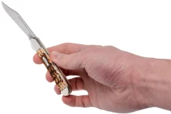 Case Mini Copperlock Amber Jigged Bone, 00133, 61749L SS Navaja -Tienda De Cuchillos CE133 08 case ce133 08