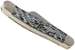 Case Medium Stockman White & Black Carbon Fiber-G10 Weave Smooth, 38923 10318 SS Navaja -Tienda De Cuchillos CE38923 04 case scaled