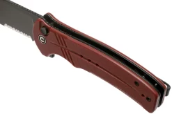Civivi Cogent C20038E-2 Blackwashed Serrated Edge, Burgundy G10 Navaja -Tienda De Cuchillos CIC20038E 2 07 civivi scaled