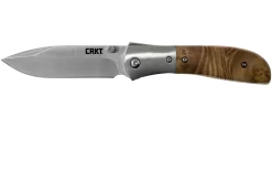 CRKT M4-02W Burled Wood Navaja, Kit Carson Design