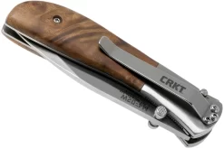 CRKT M4-02W Burled Wood Navaja, Kit Carson Design -Tienda De Cuchillos CK 402W 04 crkt scaled